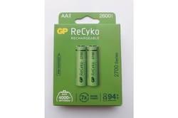 Baterie dobíjecí GP RECYKO 2700 AA (HR03), 2BL blistr