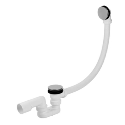 PLAST BRNO Vanový Klik Klak inox, sifon 40/50, L55 cm