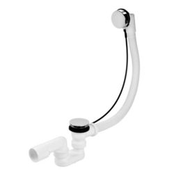 PLAST BRNO Automatická vanová výpust PLAST, sifon 40/50, L 61 cm