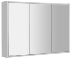 BATU galerka 100x71x15cm, 2x LED osvětlení, bílá