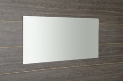 PLAIN zrcadlo s broušenou hranou 120x60cm, zakulacené rohy, CU free