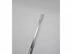 Přetoková lišta (1000mm) včetně koncovek, chrom