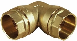AVK VOD-KA ISIFLO T120 koleno 40x40mm, 90°, voda, plyn, mosaz