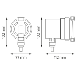 Čerpadlo cirkulační TC CP15-1.5E, 5W