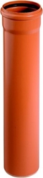 KG KGEM trubka kanalizační DN200, 2000mm, SN4, s hrdlem, PVC, oranžová