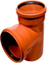 KG KGEA odbočka odpadní DN160/160, 87°, PVC, oranžová