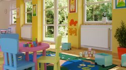 KORADO RADIK MATERNELLE VK 32-0600/1000, spodní připojení, white RAL9016