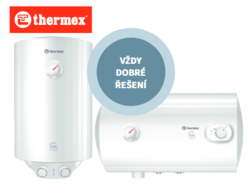 THERMEX Tasso 50H elektrický ohřívač vody 46L horizont.výkon 2kW 773x390mm, 16,7kg