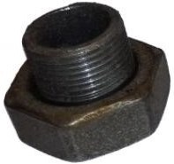 Šroubení plynoměrné R1“ na G1 1/4", ocelolitina (týda)
