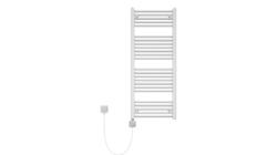 KORALUX LINEAR COMFORT ERH 1820/0450, spodní připojení s int. reg., White RAL 9016