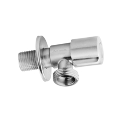 SLOVARM Rohový ventil pračkový s keramickým vrškem 1/2" × 3/4", TE-225N.1, nerez