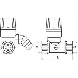 SLOVARM Pojistný ventil k bojleru - 6,7 bar DN20 3/4" TE-2852