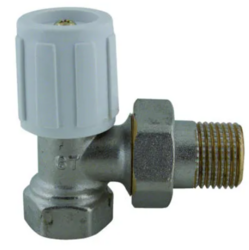 Radiátorový kohout 1/2"rohový 407