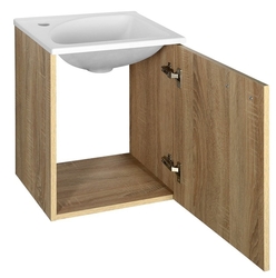 ZOJA/KERAMIA FRESH umyvadlová skříňka 44x50x25,3cm, dub platin