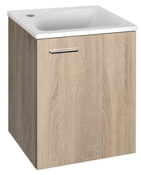 ZOJA/KERAMIA FRESH umyvadlová skříňka 44x50x25,3cm, dub platin