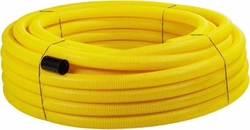 FRÄNKISCHE FF-DRÄN trubka DN65 ohebná, drenážní, meliorační, s označením metrů, PVC-U, žlu