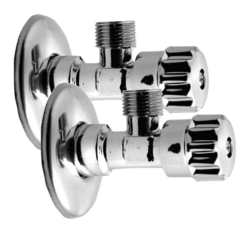 MULTITURN rohový ventil 1/2"x3/8", pár, chrom