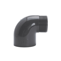koleno 90° PVC šedý objímka na
lepení/vnější závit 32 - 1
1/4" BSP PN10