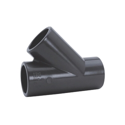 T-kus 45° PVC šedý lepení d75
PN10