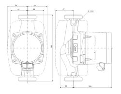 GRUNDFOS ALPHA2 25-60 180 oběhové čerpadlo 1x230V, 180mm, závitové