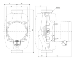 GRUNDFOS ALPHA2 25-80 oběhové čerpadlo 3,9 m3/h, 180 mm