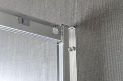 AKCE SET čtvrtkruhová sprchová zástěna + vanička 900x900x1900mm, čiré sklo