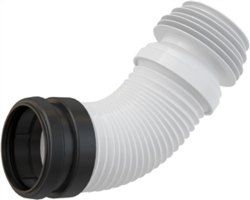 Alca WC připojovací kus flexi k modulu 230-450 mm DN90/100 koleno odpadu M9006