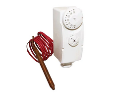 Příložný termostat s kapilárovým čidlem 1m, 230V, 30-90°C