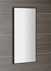 AROWANA zrcadlo v rámu 35x90cm, černá mat