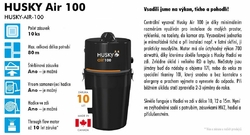 Centrální vysavač HUSKY AIR 100
