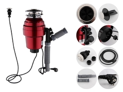 Dřezový drtič kuchyňského odpadu, 230V, 375W, pneu. spínač