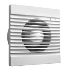 Koupelnový ventilátor, 230V/50Hz, 100mm, bílá