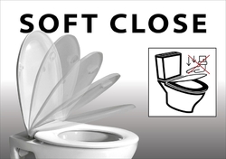 DONA WC sedátko, Soft Close, Easy Take, bílá