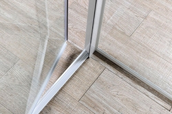 AMICO sprchové dveře výklopné 820-1000x1850mm, čiré sklo