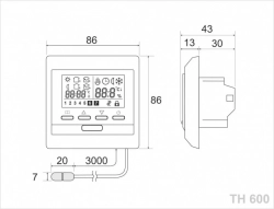 HAKL TH 600 digitální termostat