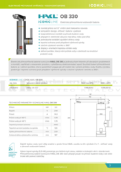 OB 330 Elektrická přímoohřevná vodovodní baterie