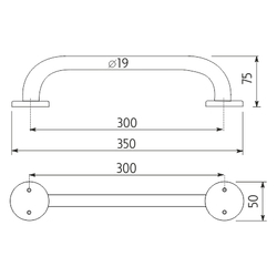 NIMCO Madlo 300x19 mm