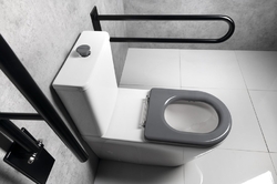 MEDIC WC kombi, zvýšený sedák, Rimless, spodní/zadní odpad, bílá