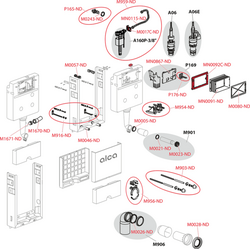 ALCADRAIN Renovmodul - WC modul ECOLOGY pro zazdívání