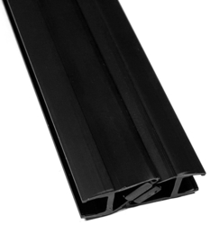 Set magnetických těsnění 45°pro sklo 6/6mm, 1900mm, černá