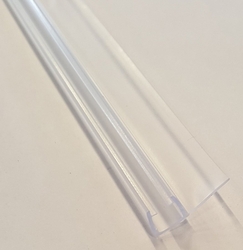 Spodní těsnění na dveře, sklo 6mm, 1000mm