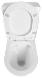 JALTA WC kombi, Rimless, spodní/zadní odpad, bílá