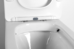 INFINITY WC kombi, Rimless, spodní/zadní odpad, bílá