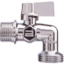 Rohový ventil - PRAČKOVÝ 1/2" - 3/4" bez filtru
