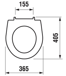 JIKA LYRA PLUS WC sedátko, Click, Antibak