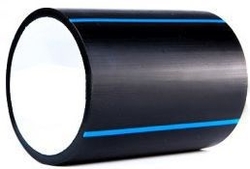 LUNAPLAST PE trubka voda DN 32x3mm, PN16, SDR11, v kole 100m, voda, černá s modrým pruhem