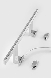 SERAPA LED svítidlo, 9W, 230V, 600x40x100mm, hliník, chrom