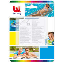Samolepící záplaty 10ks Bestway 6.5cm x 6.5cm 