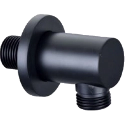 JB SANITARY Stěnový vývod sprchy 1/2" černý
