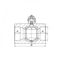 FV PLAST PPR kulový kohout 20mm s motýlkem